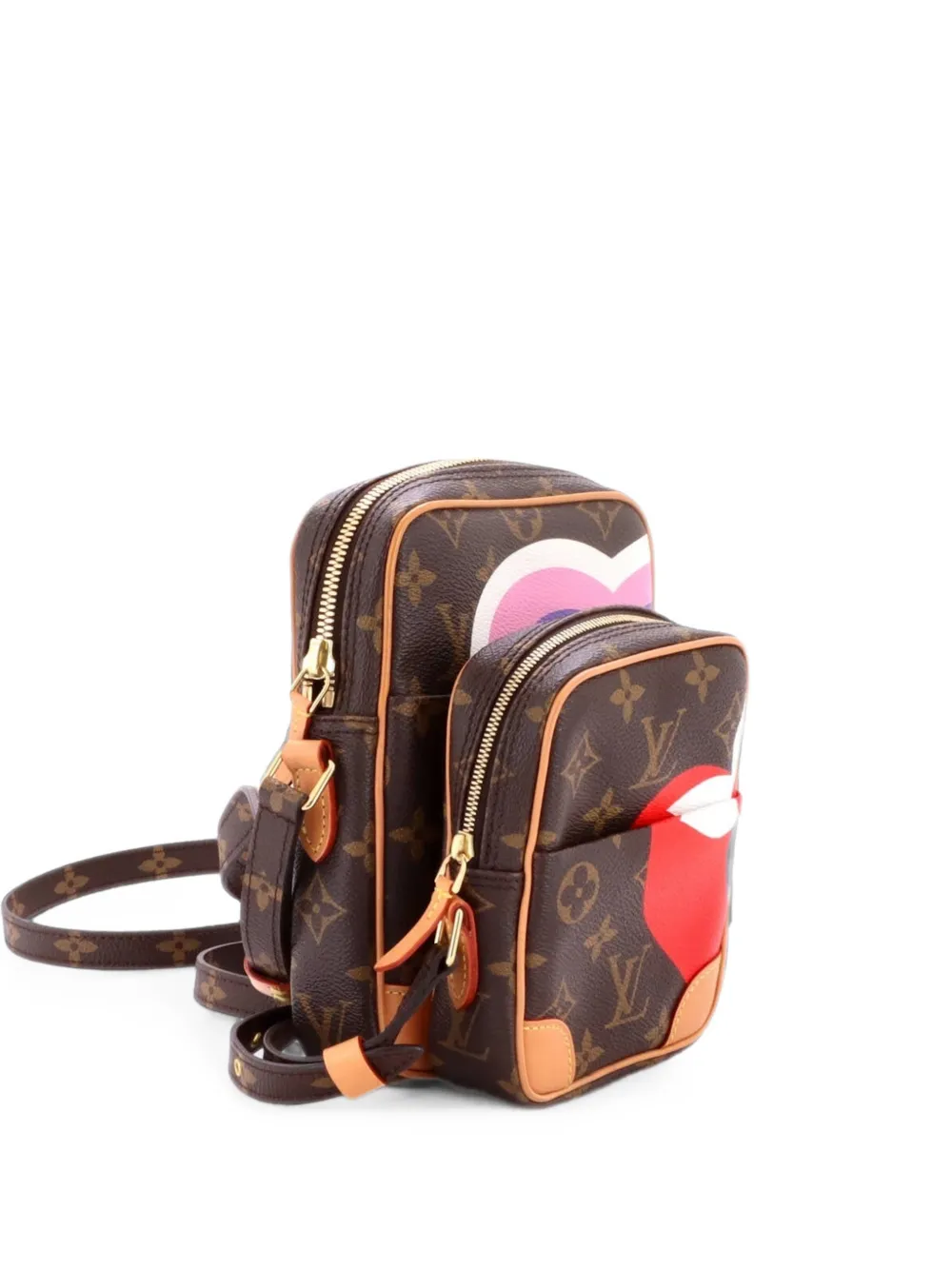 Louis Vuitton Pre-Owned Paname Limited Edition Game On Umhängetasche aus Canvas mit Monogramm - Braun