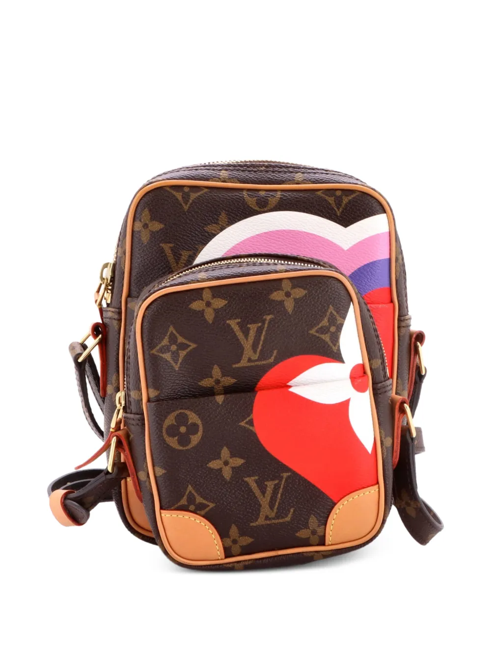 Louis Vuitton Pre-Owned Paname Limited Edition Game On Umhängetasche aus Canvas mit Monogramm - Braun