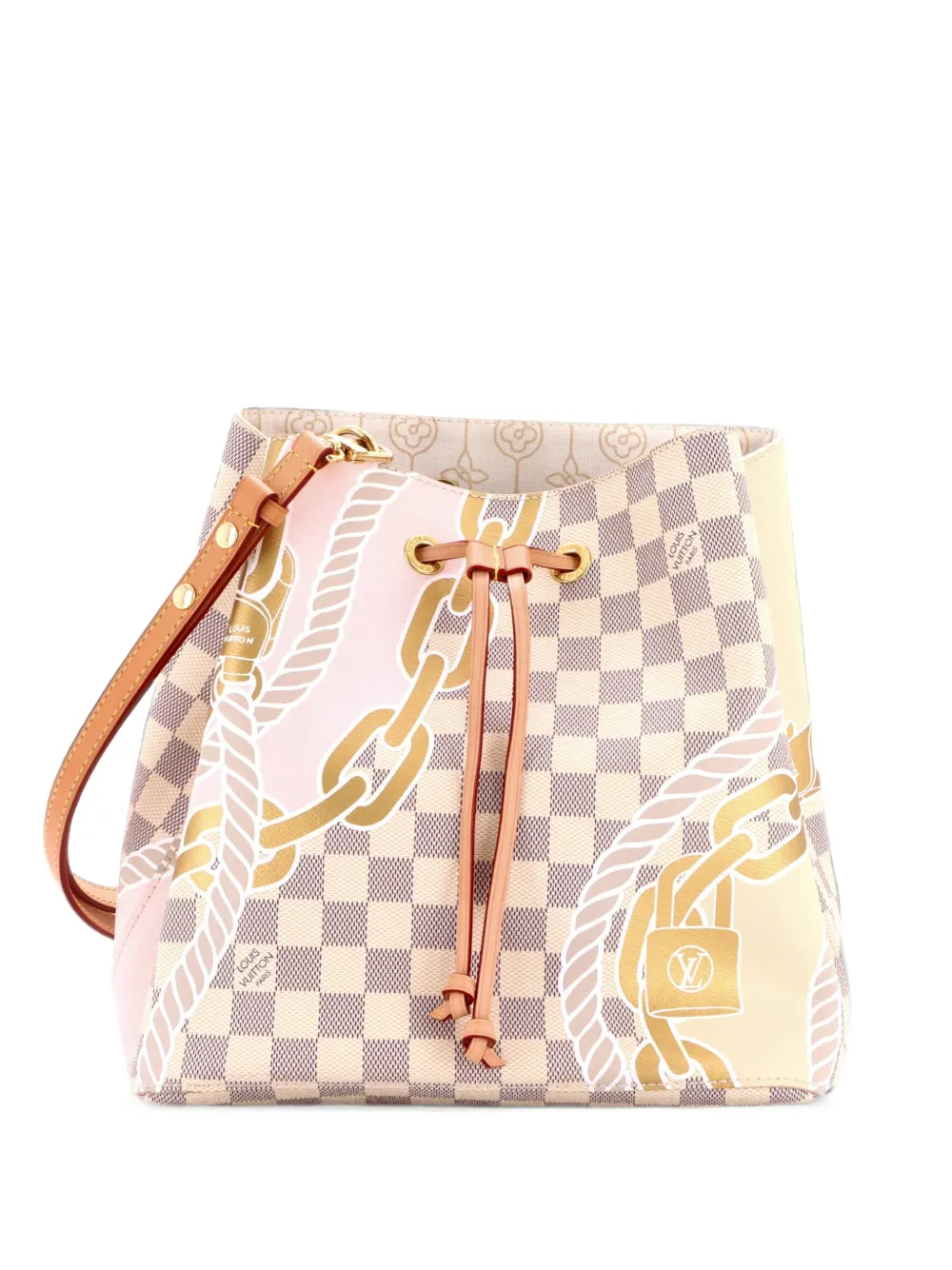 Louis Vuitton Pre-Owned NeoNoe Handbag Limited Edition Nautical Damier MM bucket bag - Mehrfarbig