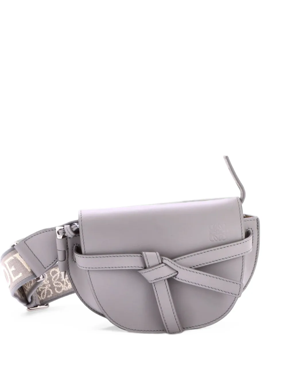 Loewe Pre-Owned Mini Gate Dual Schultertasche - Grau
