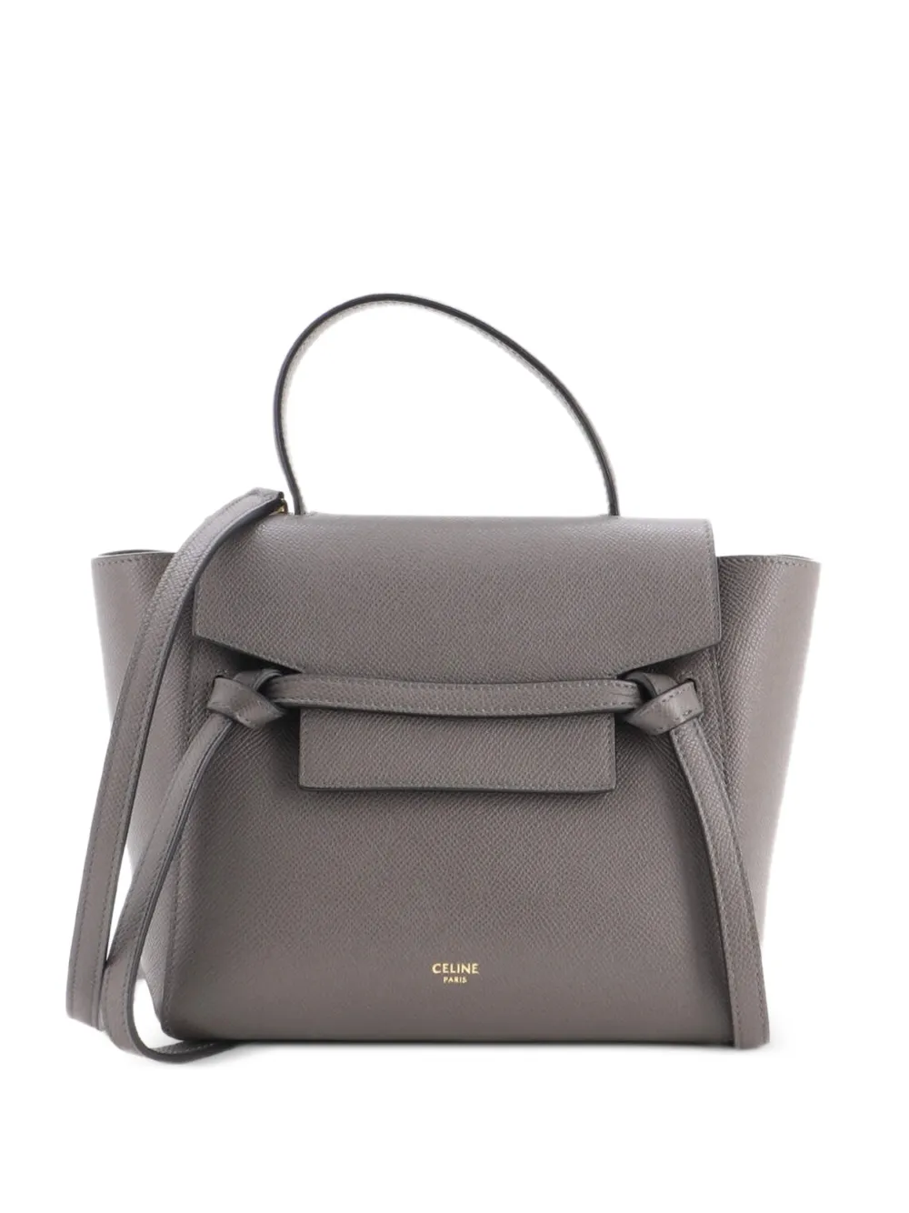 Celine Pre-Owned Belt Bag Textured Leather Nano shoulder bag - Grigio