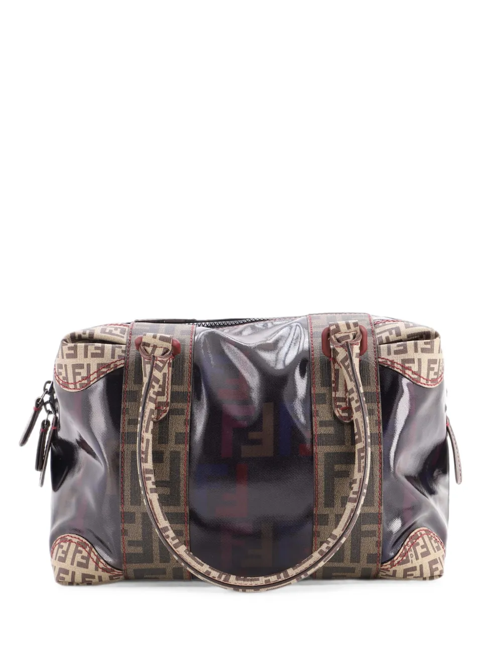 Fendi Pre-Owned B. Mix Tote Zucca Coated Canvas Medium shoulder bag - Multicolore