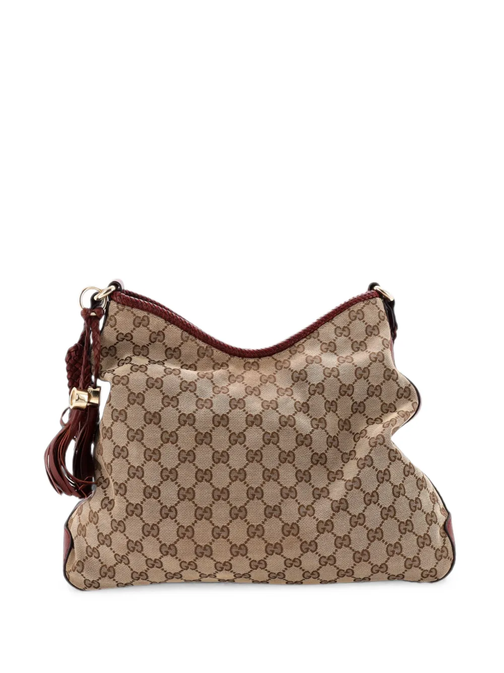 Gucci Pre-Owned Borsa passepartout Marrakech media in tela GG - Marrone