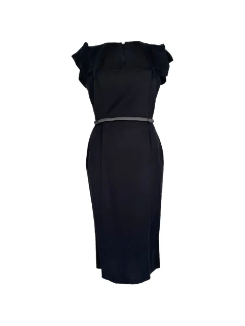 Roland Mouret Galaxy belted midi dress