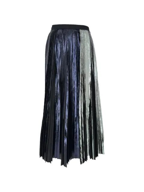 Proenza Schouler Gonna lunga plissettata metallizzata