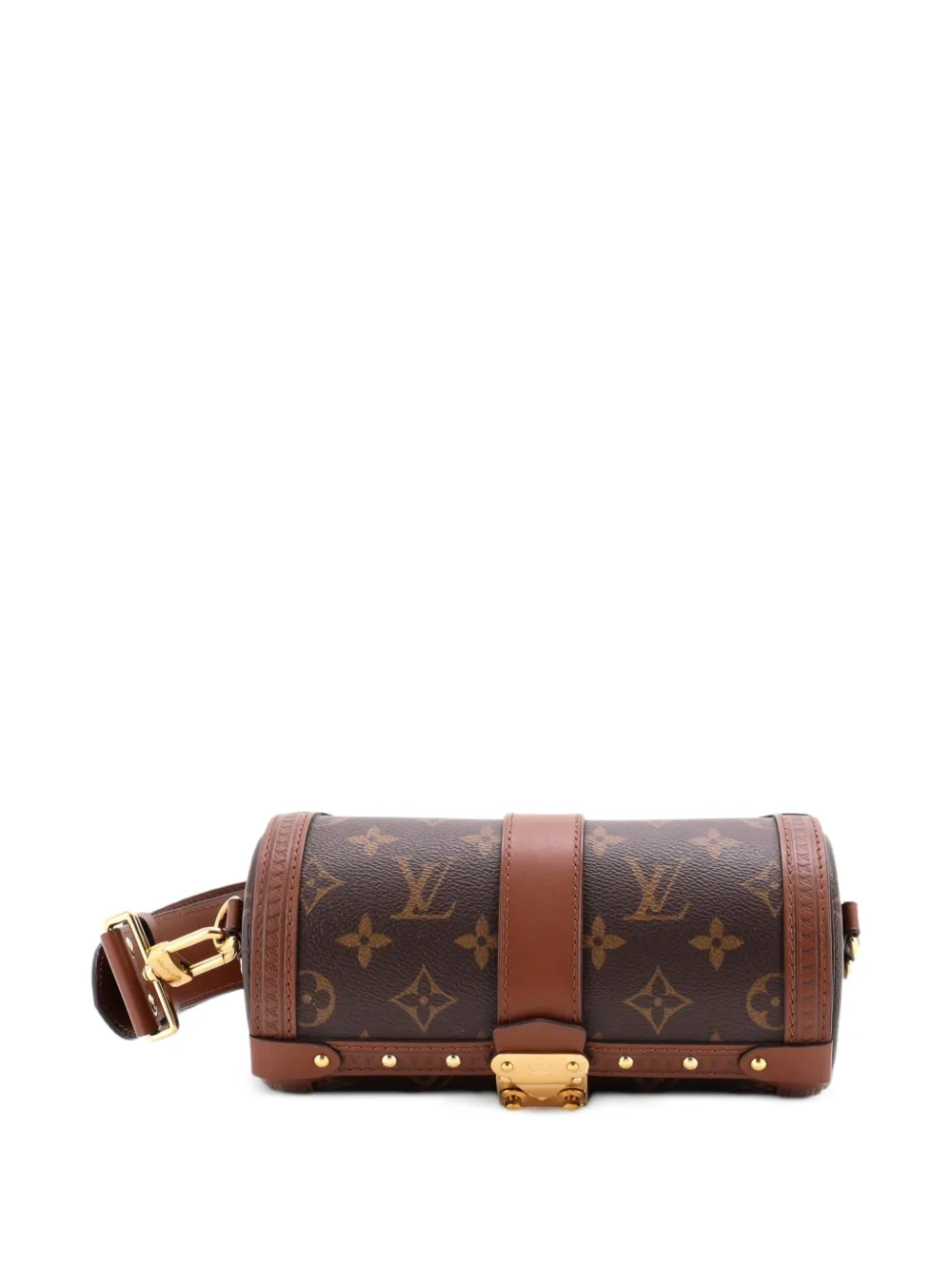 Louis Vuitton Pre-Owned Borsa a spalla Papillon Trunk in tela con monogramma - Marrone