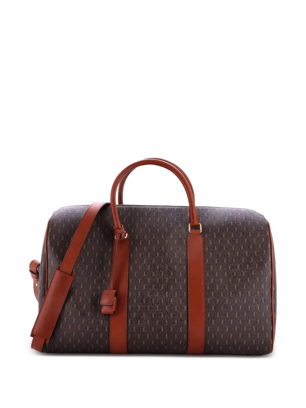 Saint Laurent Pre-Owned Le Monogramme Monogram All Over 72H Reisetasche aus Canvas und Leder - Braun