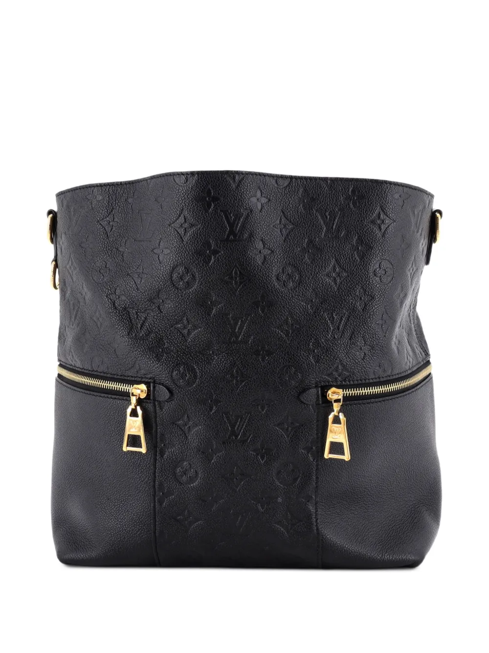Louis Vuitton Pre-Owned Melie Handbag Monogram Empreinte Leather hobo bag - Black