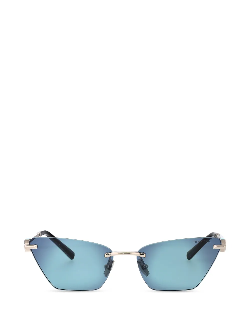 Tiffany & Co Eyewear T-motif rimless geometric-frame sunglasses