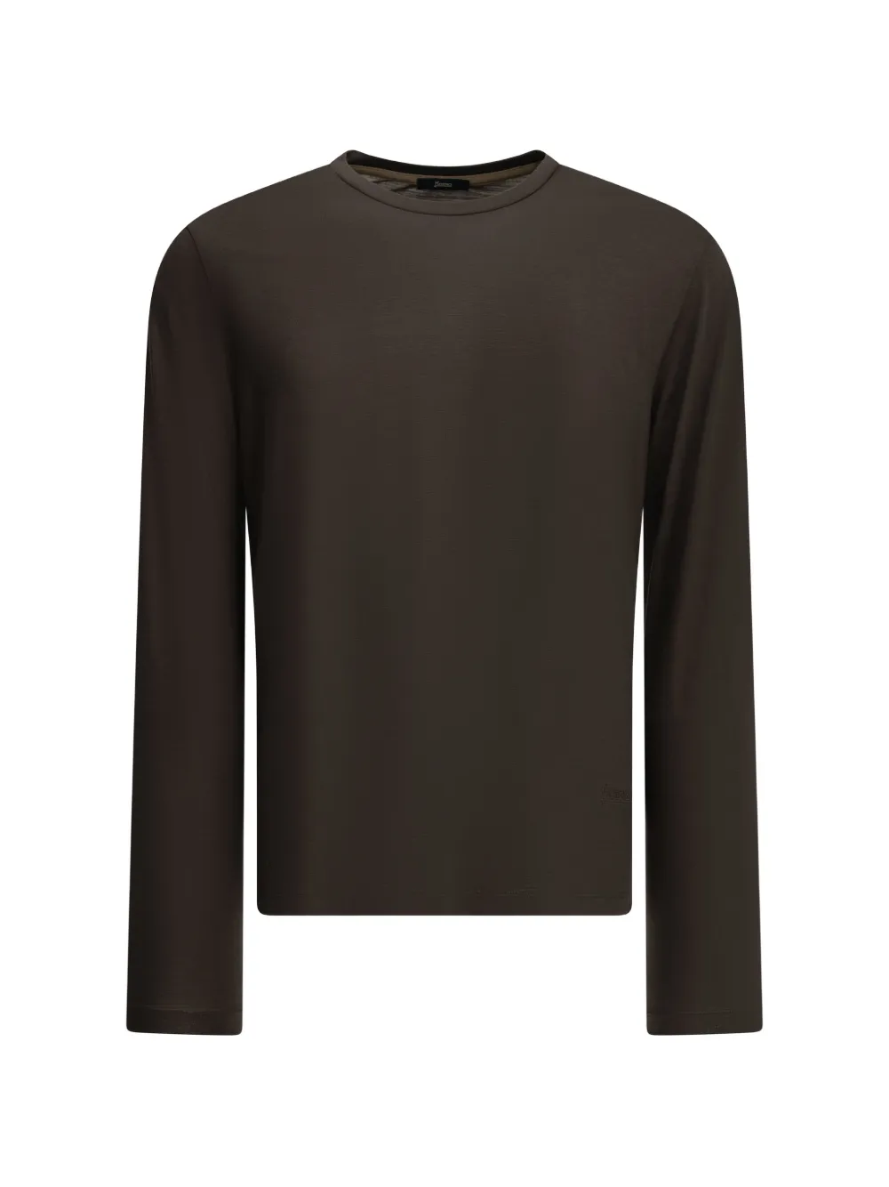 Herno logo-embroidered crew-neck sweater