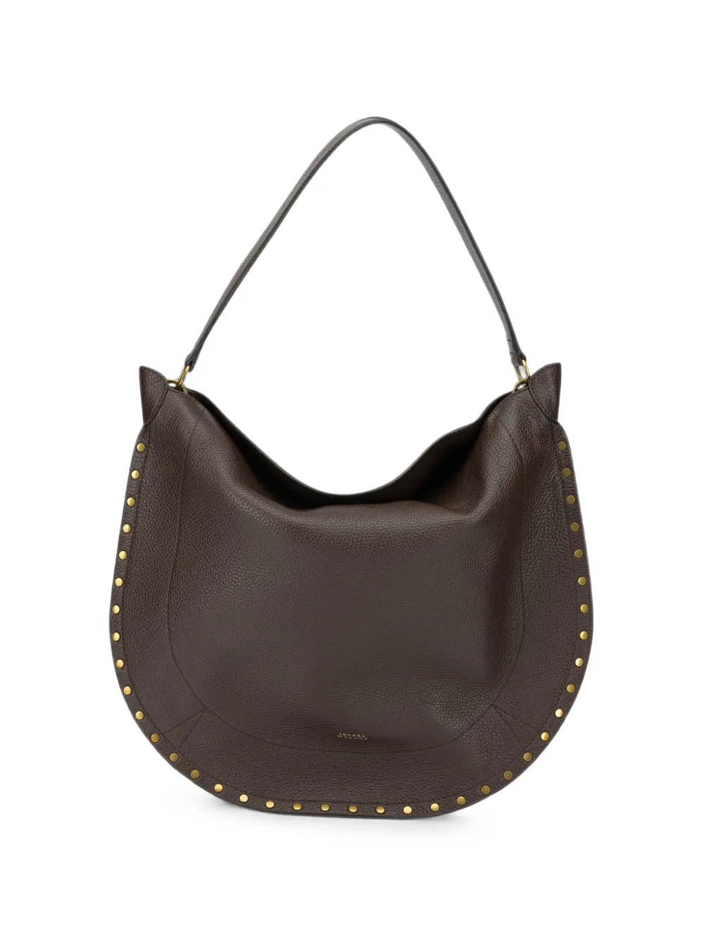 ISABEL MARANT studded leather shoulder bag - Marrone