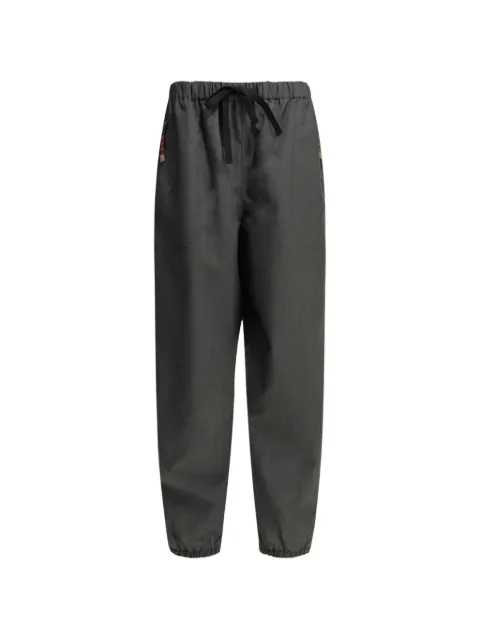 Prada drawstring elasticated track pants
