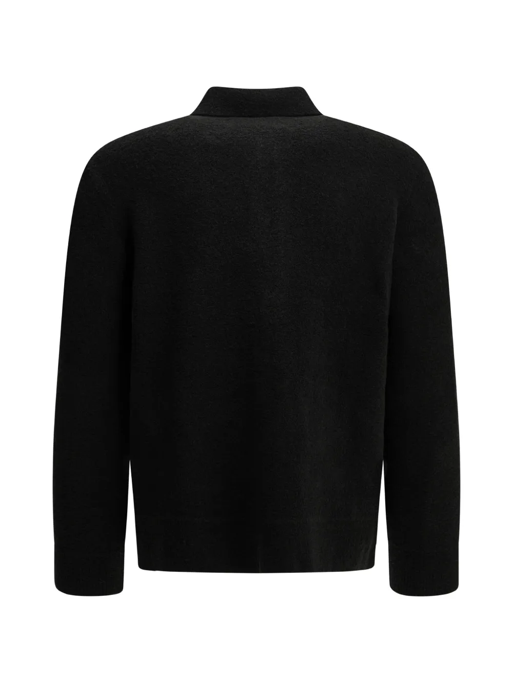 Tagliatore Vest met rits en kraag Zwart