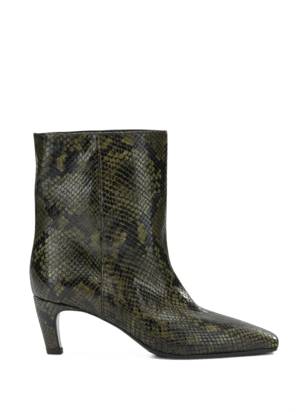 strategia shoes snakeskin-effect leather boots