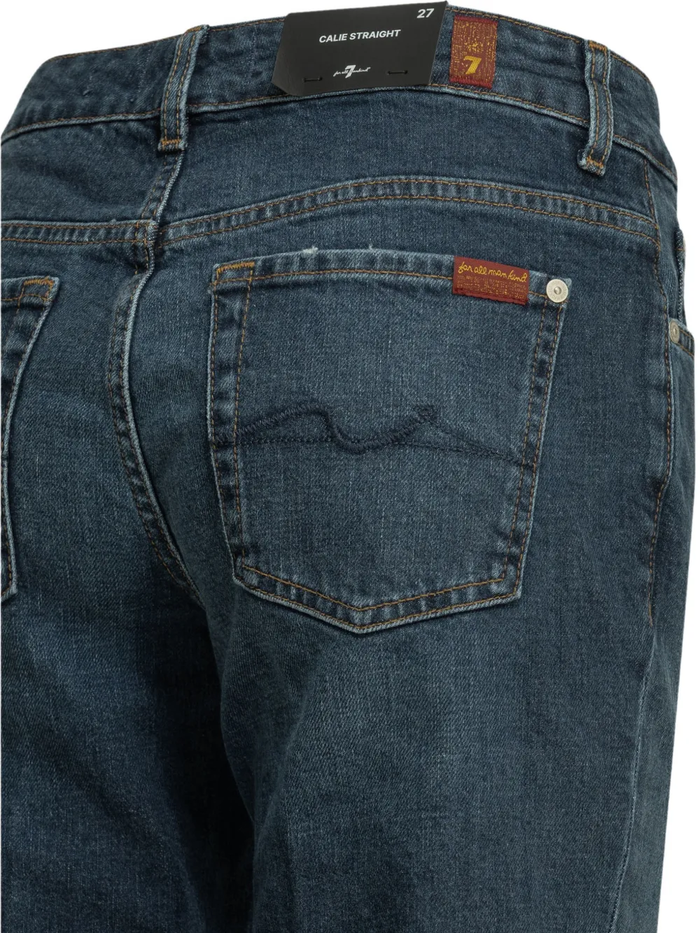 7 For All Mankind Calie straight jeans Blauw