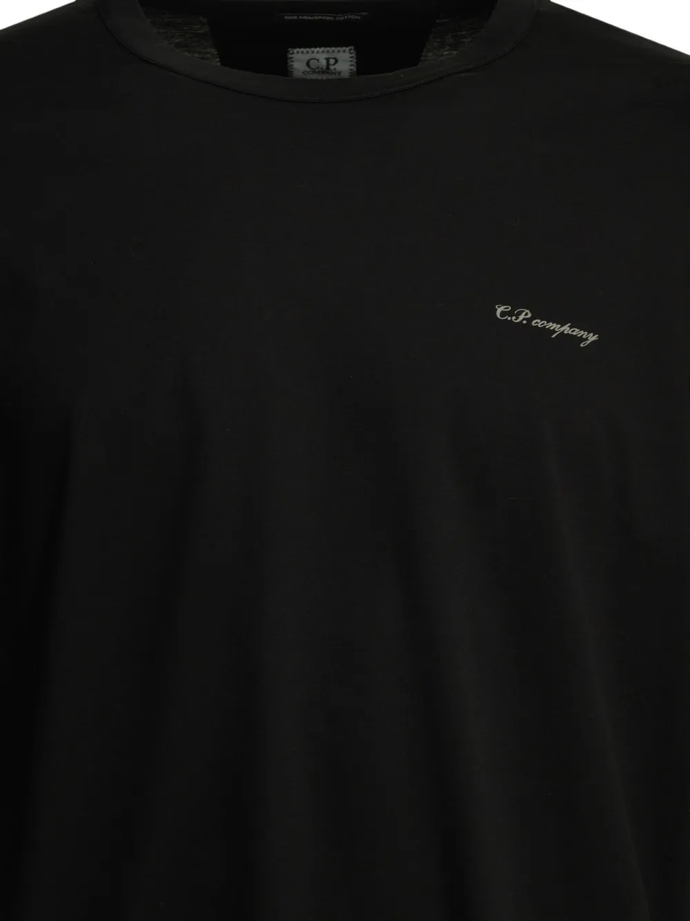 C.P. Company T-shirt met logoprint met lange mouwen Zwart