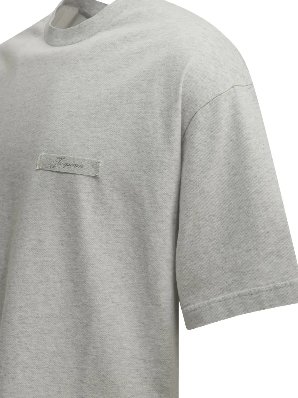 Jacquemus T-shirt met logopatch Grijs