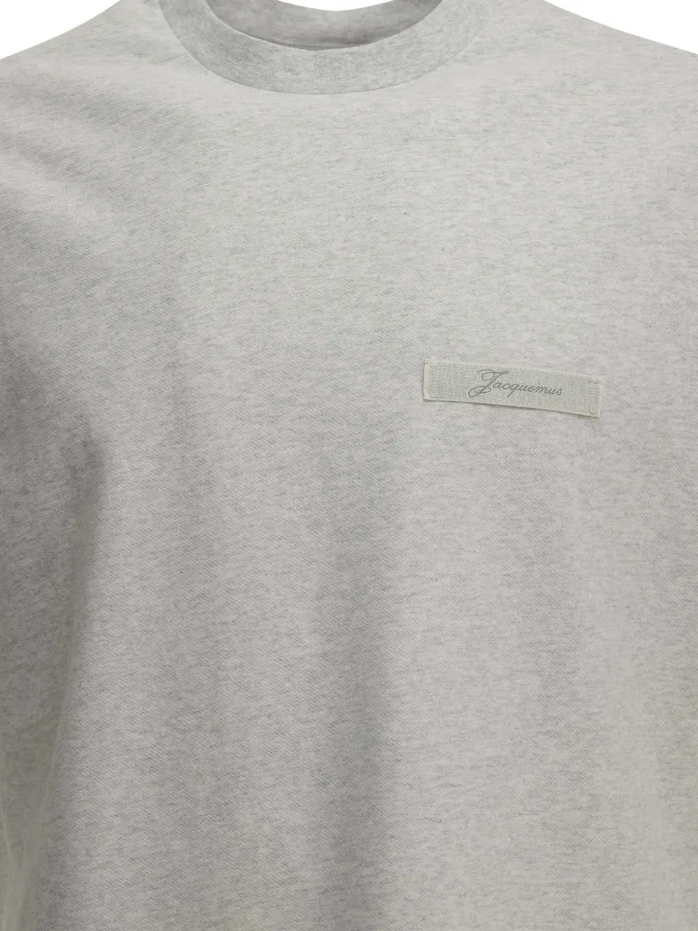 Jacquemus T-shirt met logopatch Grijs