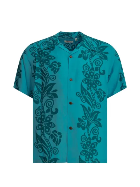 Sun Surf camisa manga corta con estampado floral