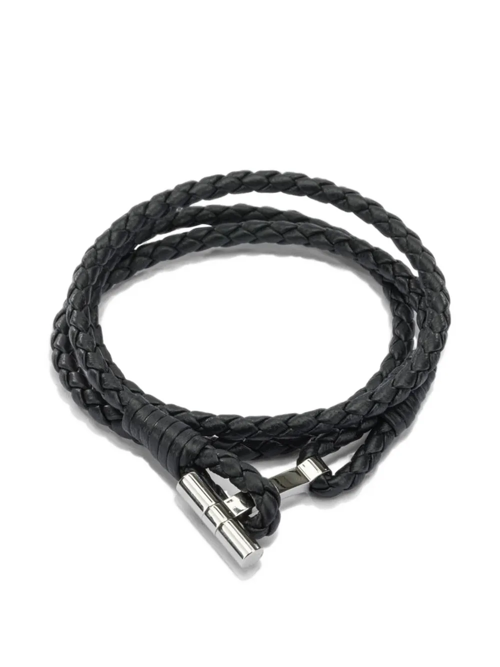 TOM FORD braided leather necklace - Nero