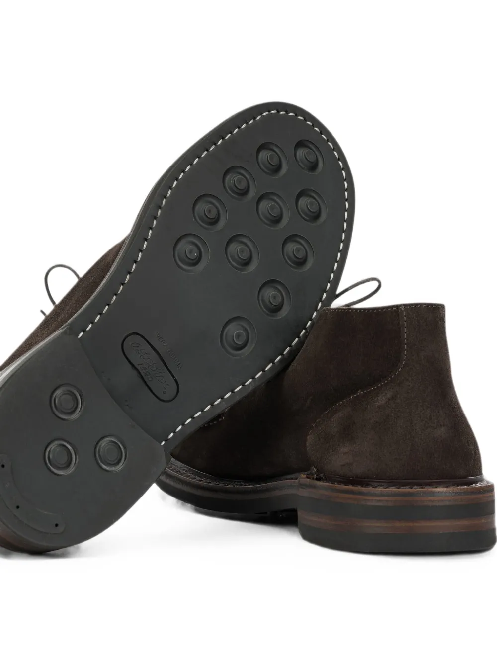 Astorflex Deukflex 2 Rubber suede desert boots Bruin