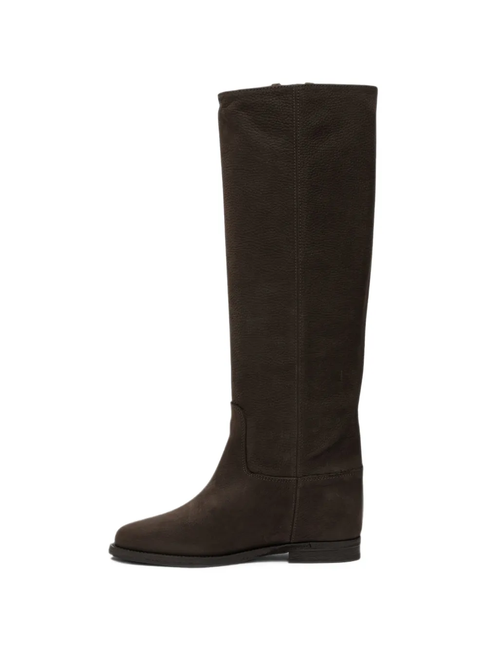 Via Roma 15 logo-plaque leather boots Bruin