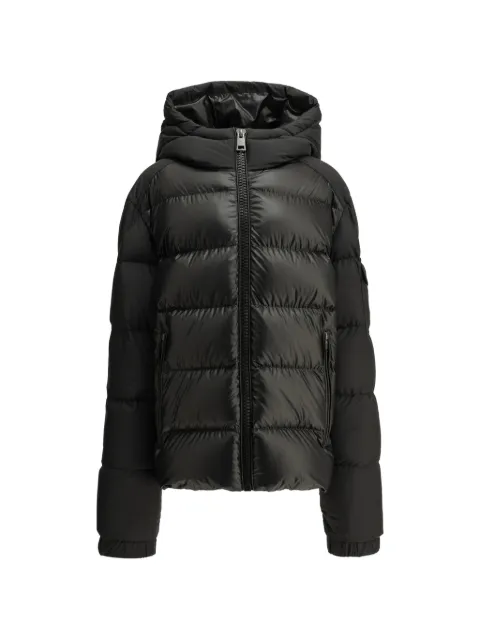 Moncler Enfant Gefütterter Kapuzenmantel