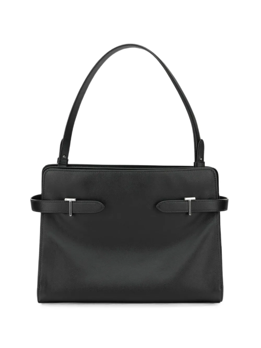 Le Tanneur large Emie leather shoulder bag - Nero
