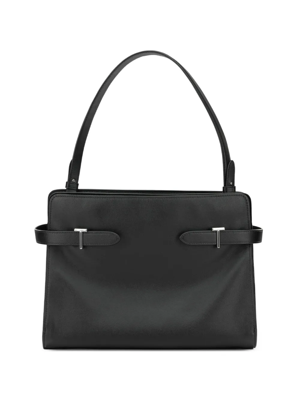 Le Tanneur large Emie leather shoulder bag - Nero