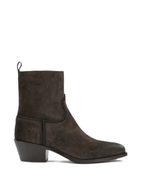 Sartore Pepe suede western-style ankle boots