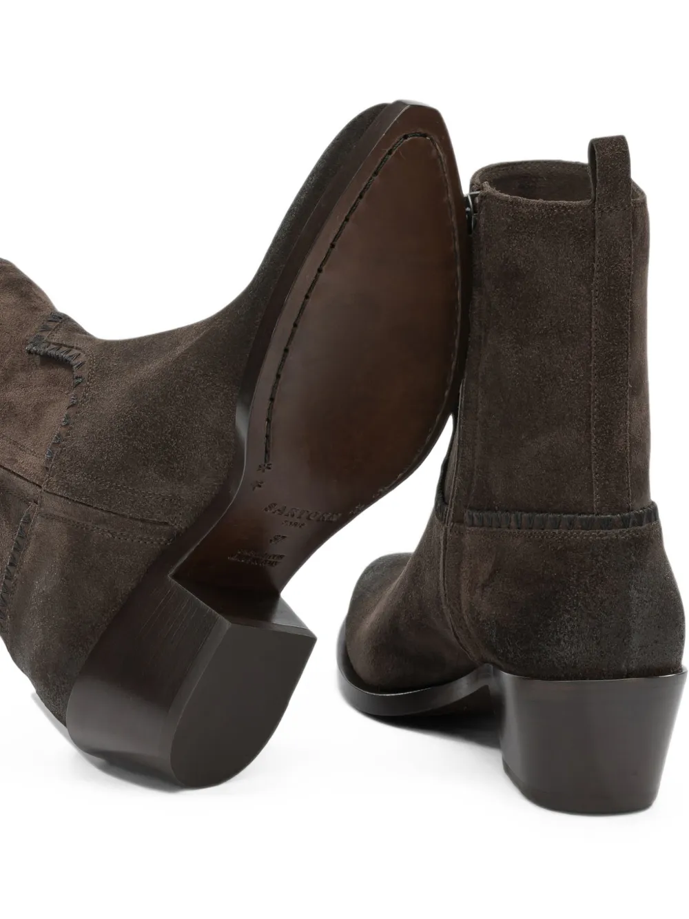 Sartore Pepe suede western-style ankle boots Bruin