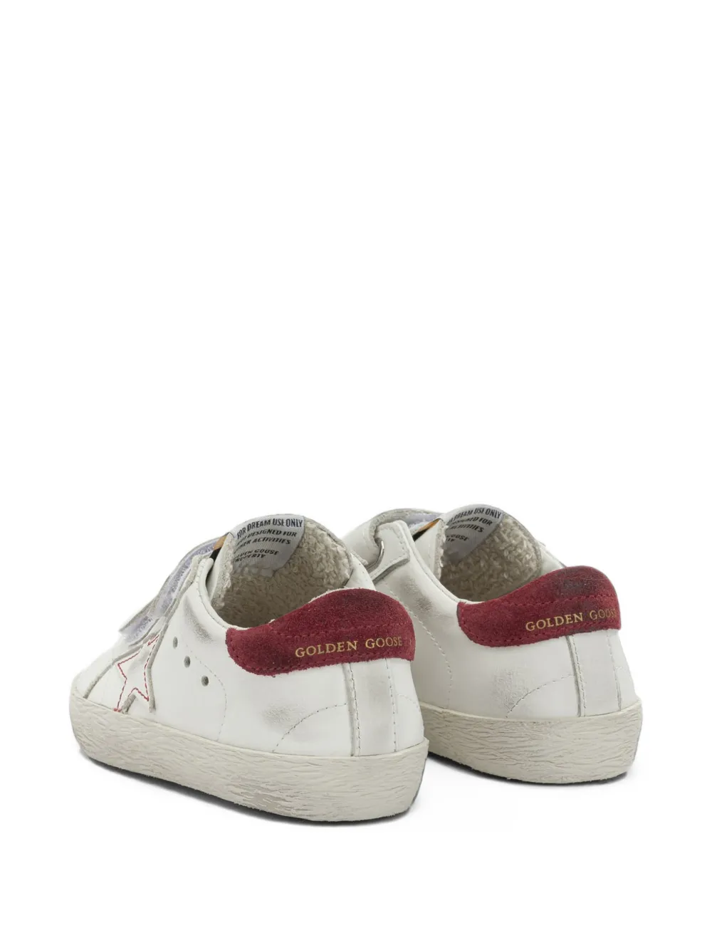 Golden Goose Kids Old School star-patch sneakers Rood