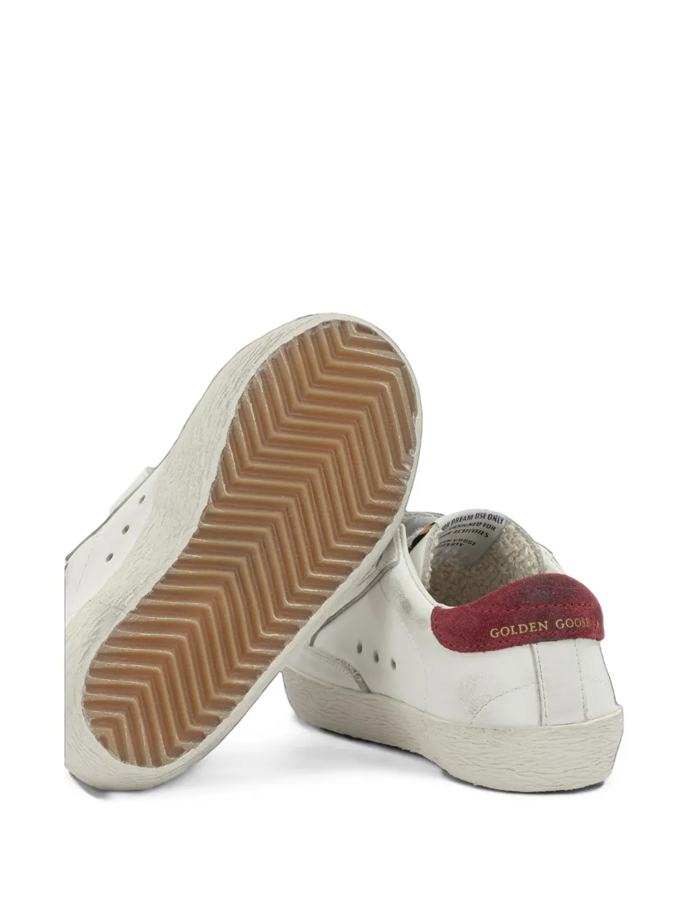 Golden Goose Kids Old School star-patch sneakers Rood