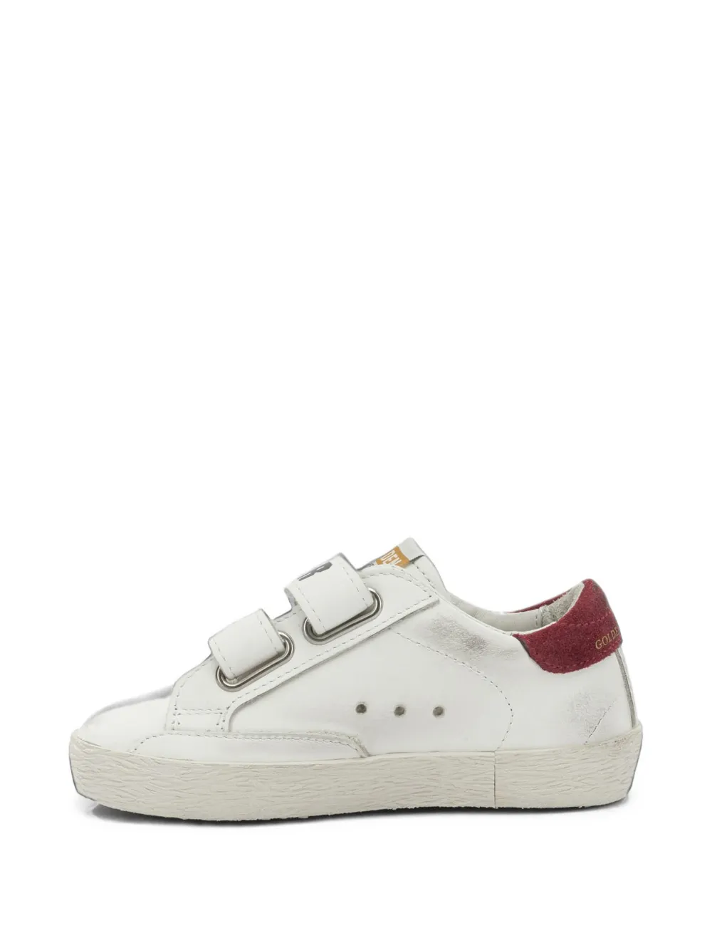 Golden Goose Kids Old School star-patch sneakers Rood