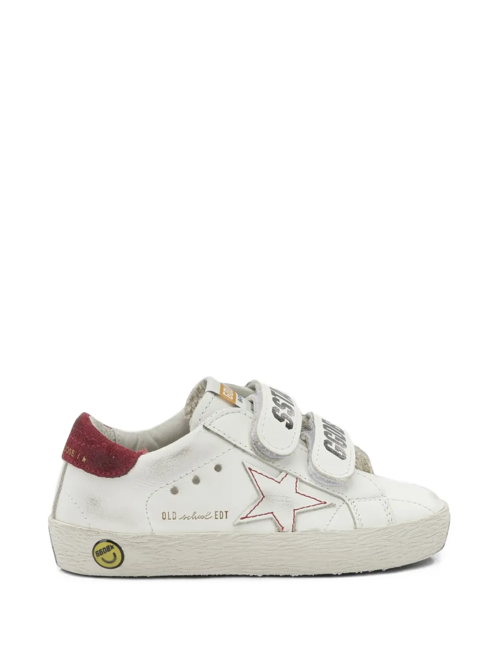 Golden Goose Kids Old School star-patch sneakers Rood