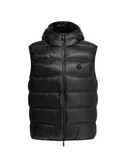 Moncler quilted hooded gilet