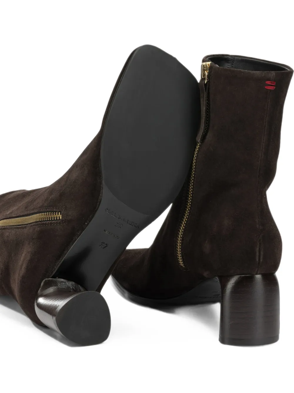 Halmanera suede ankle boots Bruin
