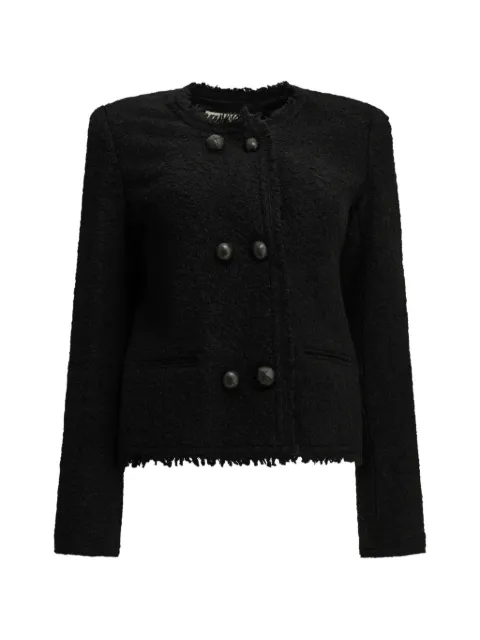 ISABEL MARANT chaqueta Suely con bordes deshilachados