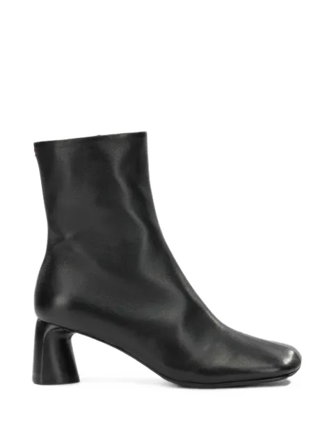Halmanera side-zip leather ankle boots