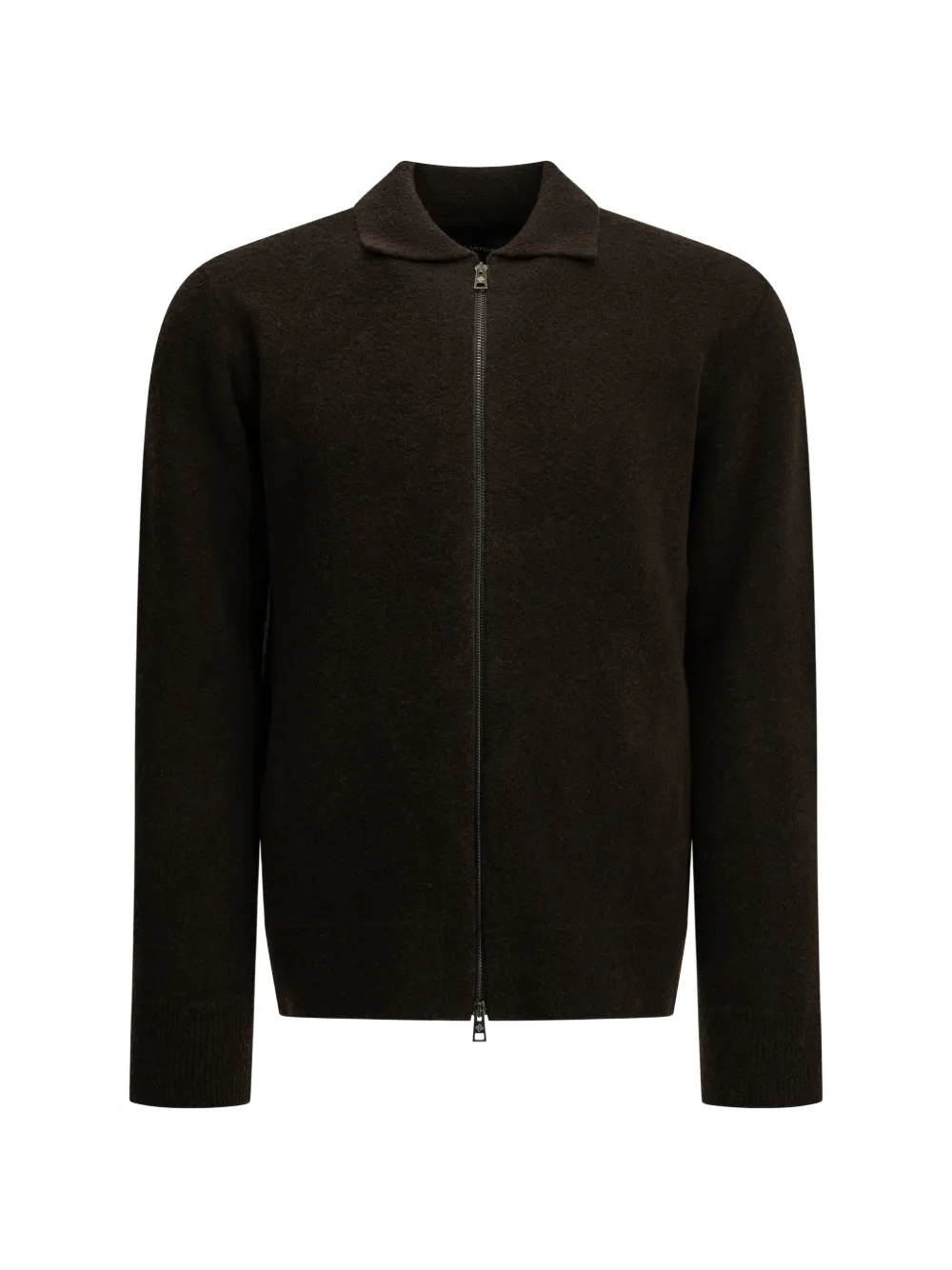 Tagliatore zip-up collared cardigan Bruin