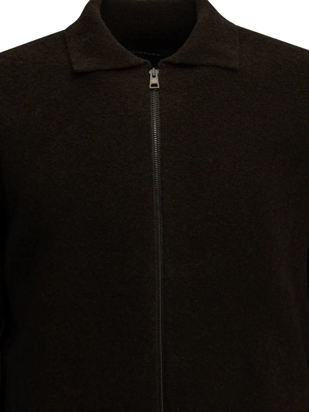 Tagliatore zip-up collared cardigan Bruin