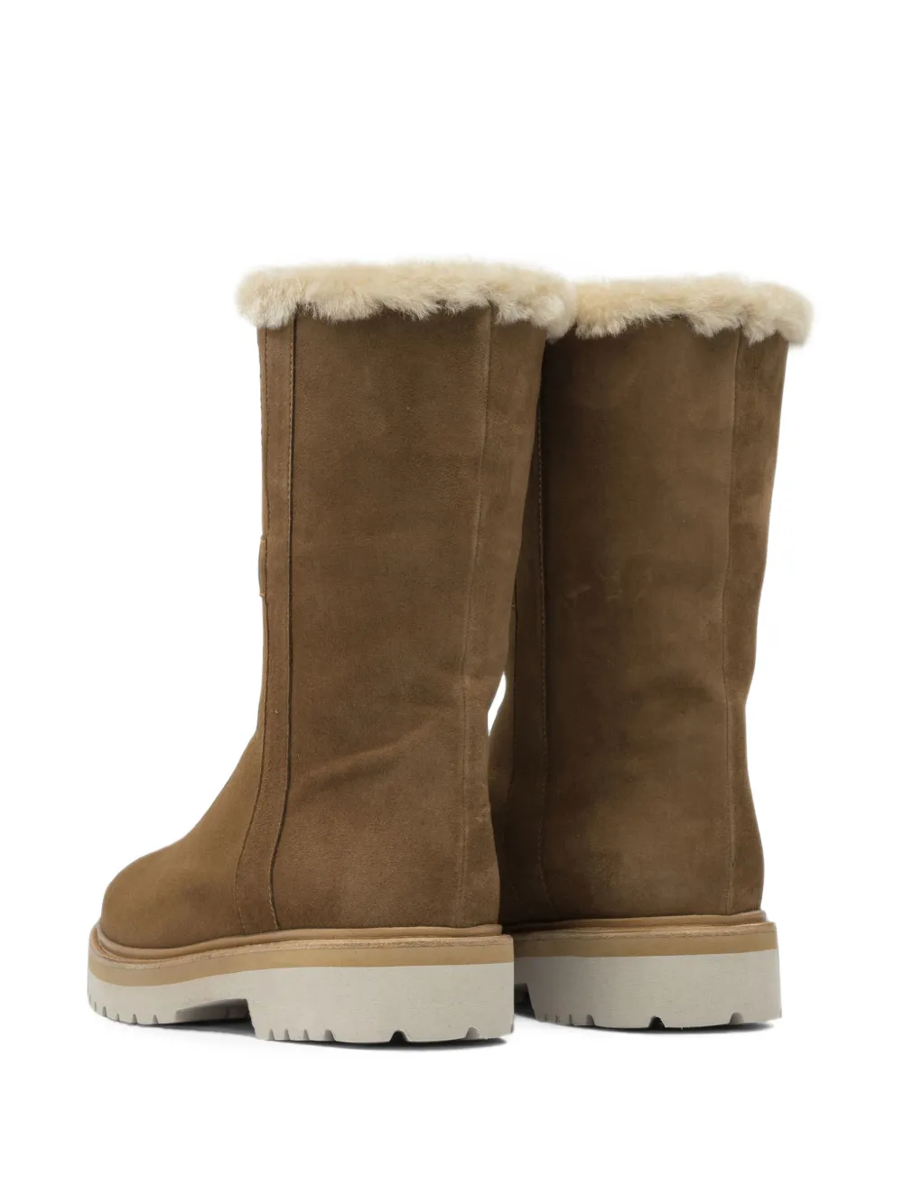 Maretto shearling-trim suede boots Bruin