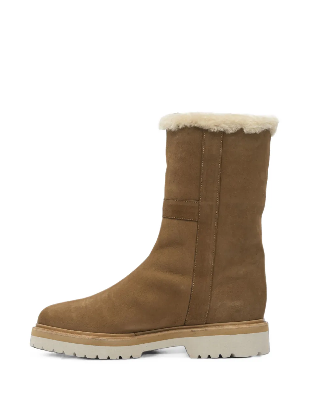 Maretto shearling-trim suede boots Bruin