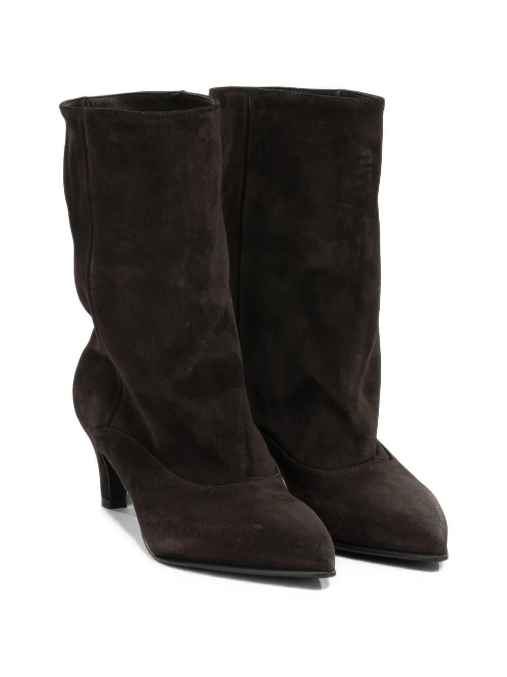 strategia shoes Leila pointed-toe suede boots Bruin