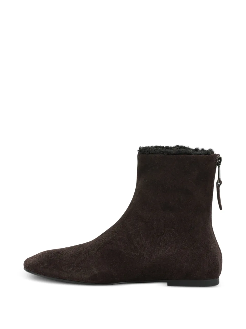 strategia shoes suede shearling-trim boots Bruin