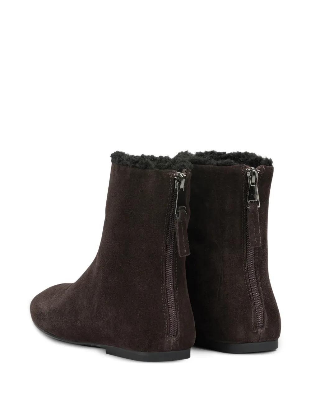 strategia shoes suede shearling-trim boots Bruin