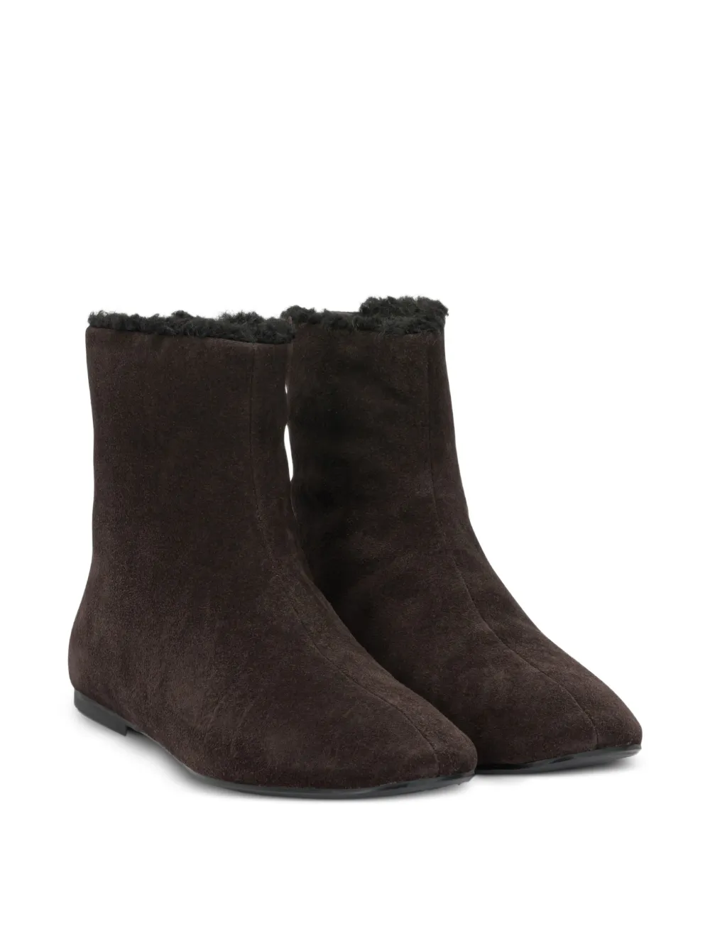 strategia shoes suede shearling-trim boots Bruin