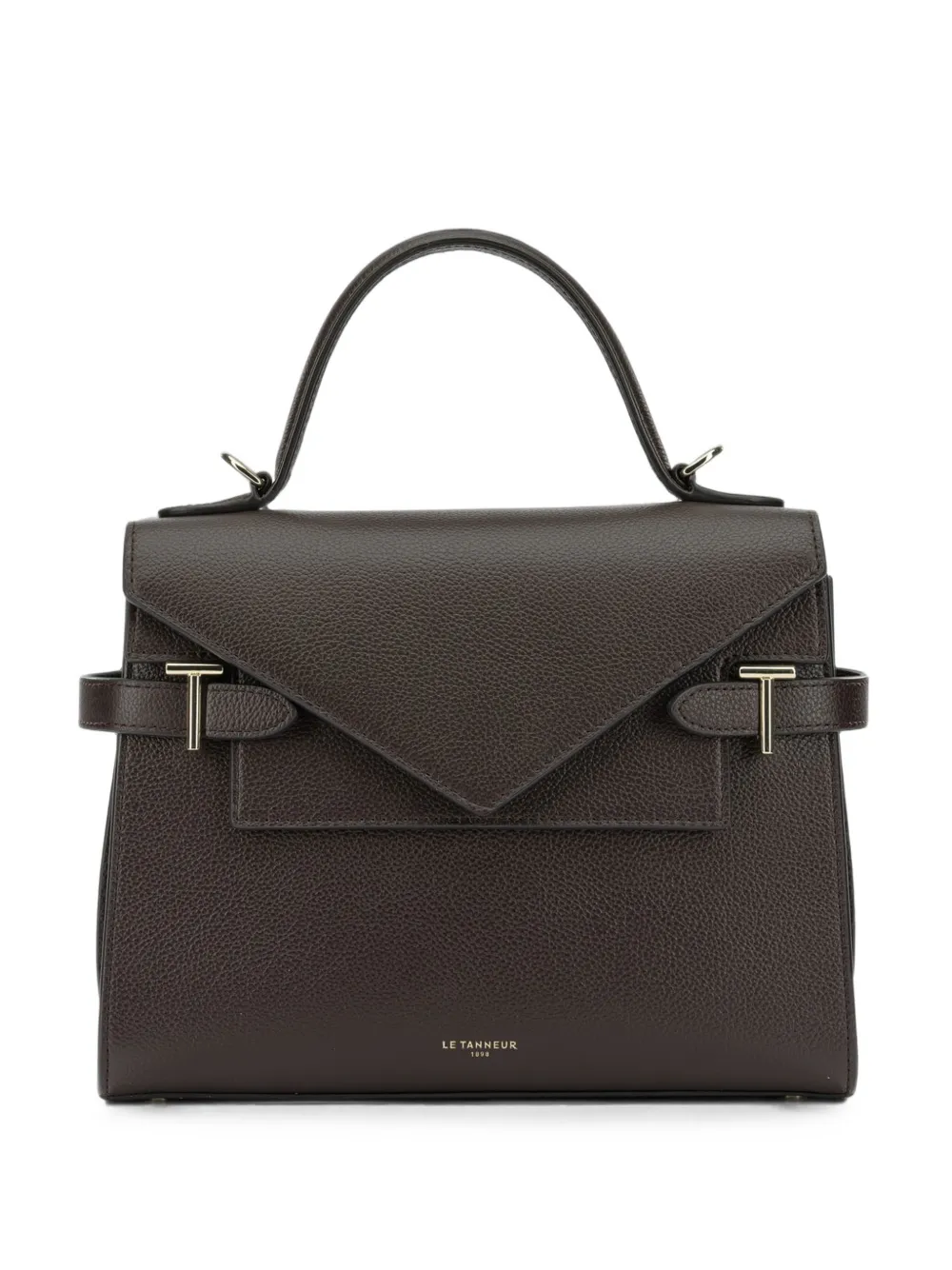 Le Tanneur medium Emilie pebbled tote bag Bruin