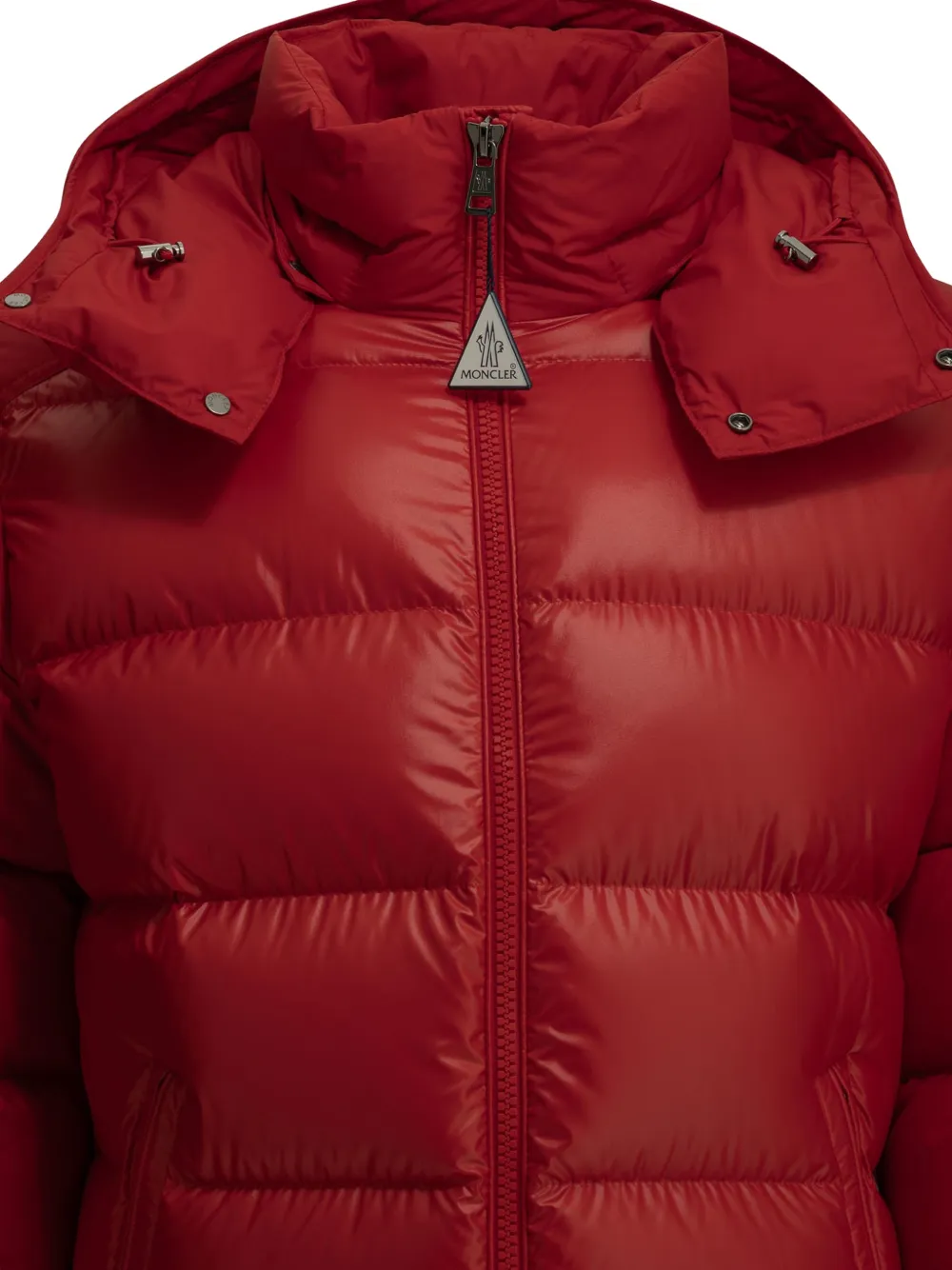 Moncler Maya quilted jacket Rood
