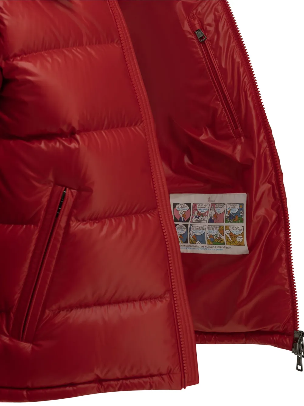 Moncler Maya quilted jacket Rood